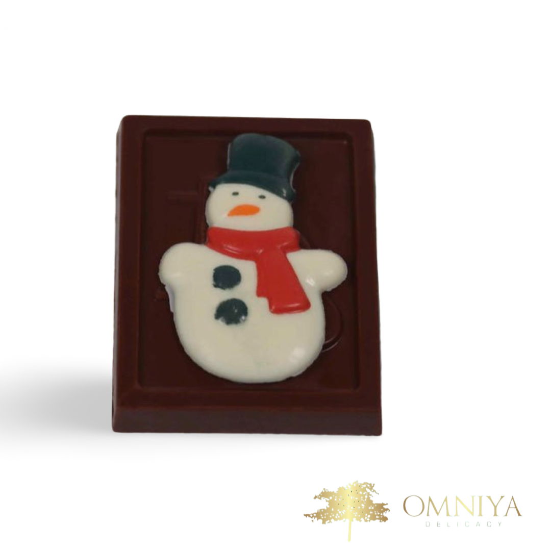 Chocolate Christmas SnowMan Cream Lotus