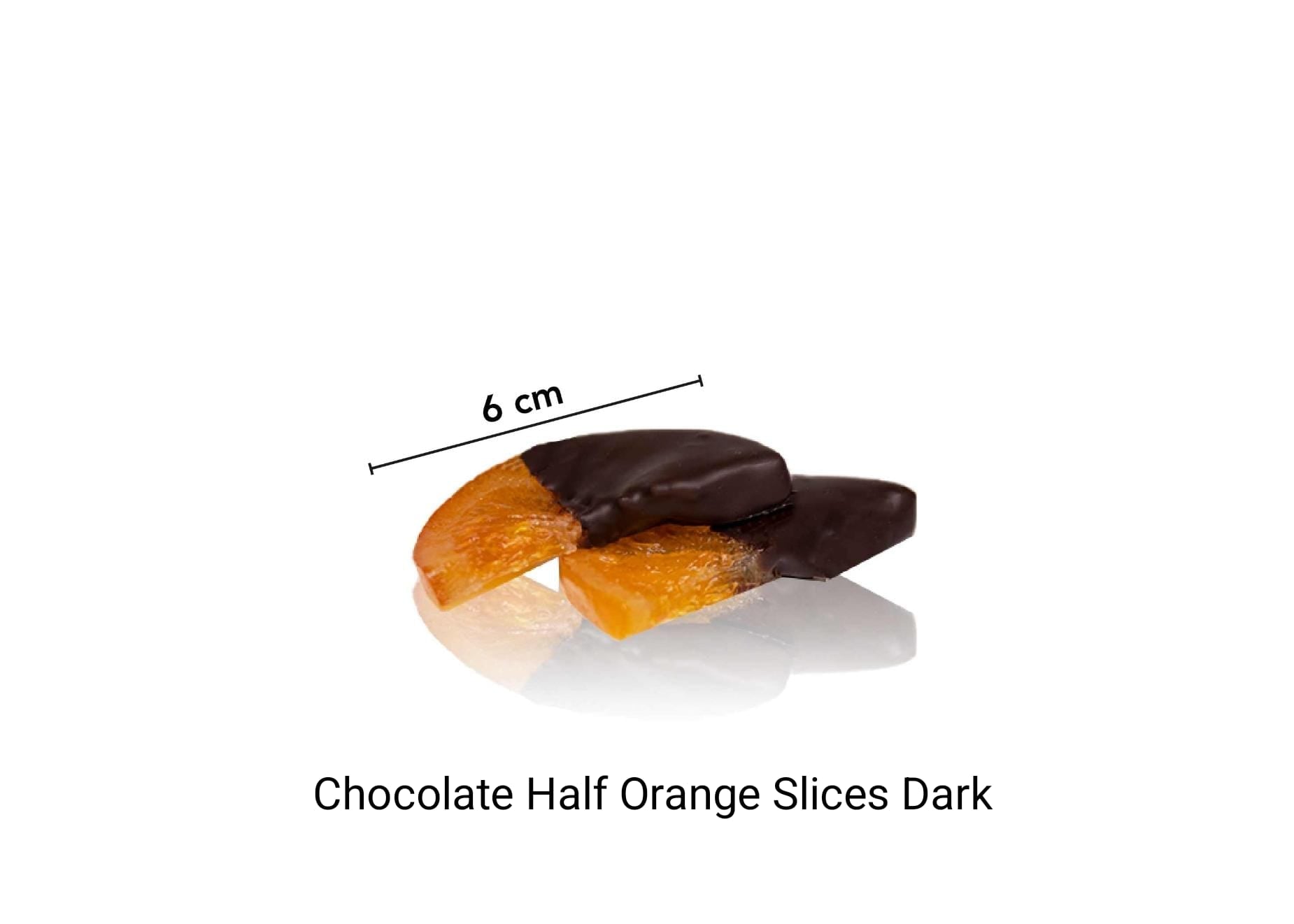 Chocolate Half Orange Slices Dark No Added Sugar