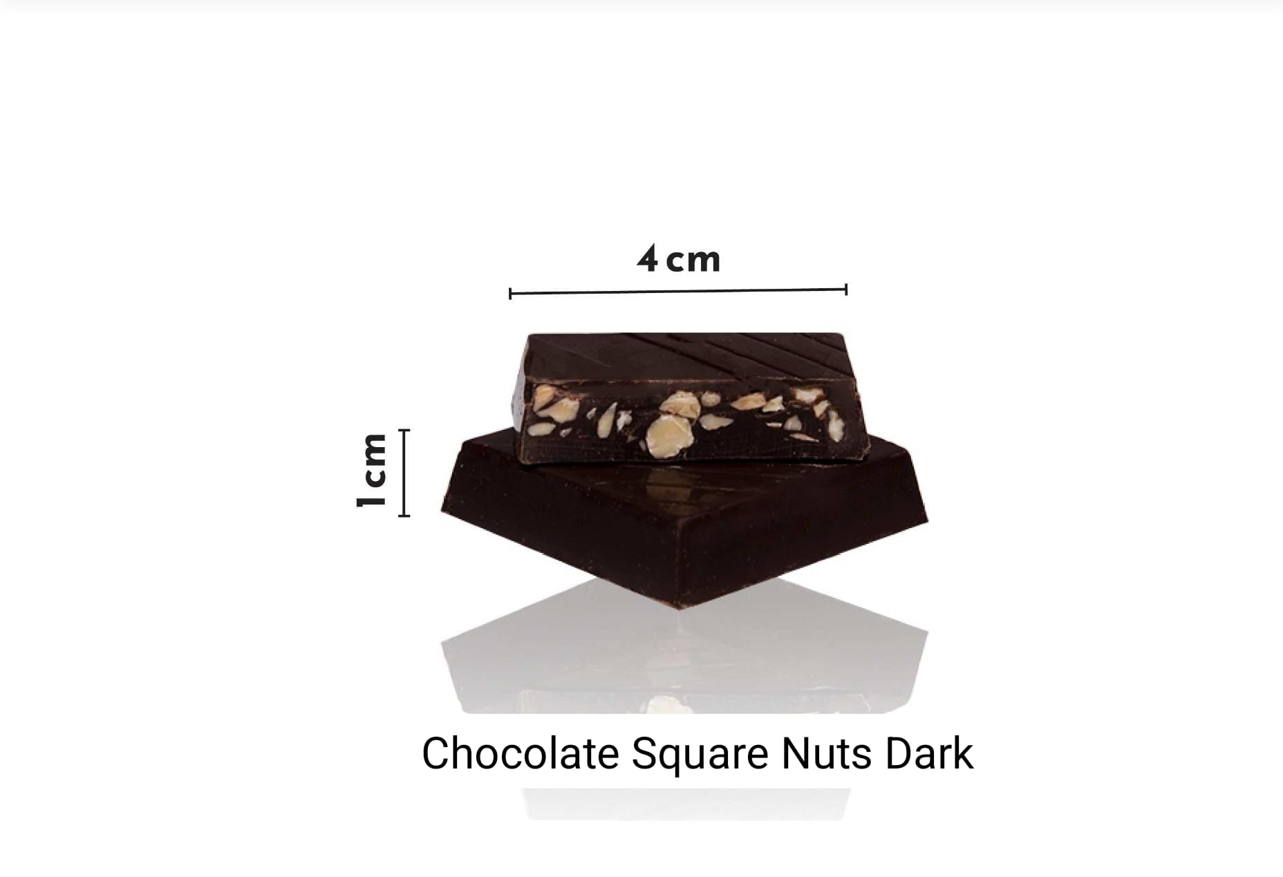 Chocolate Square Nuts Dark No Added Sugar